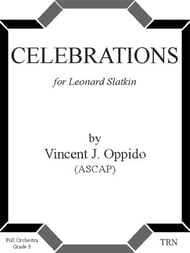 Celebrations Orchestra sheet music cover Thumbnail